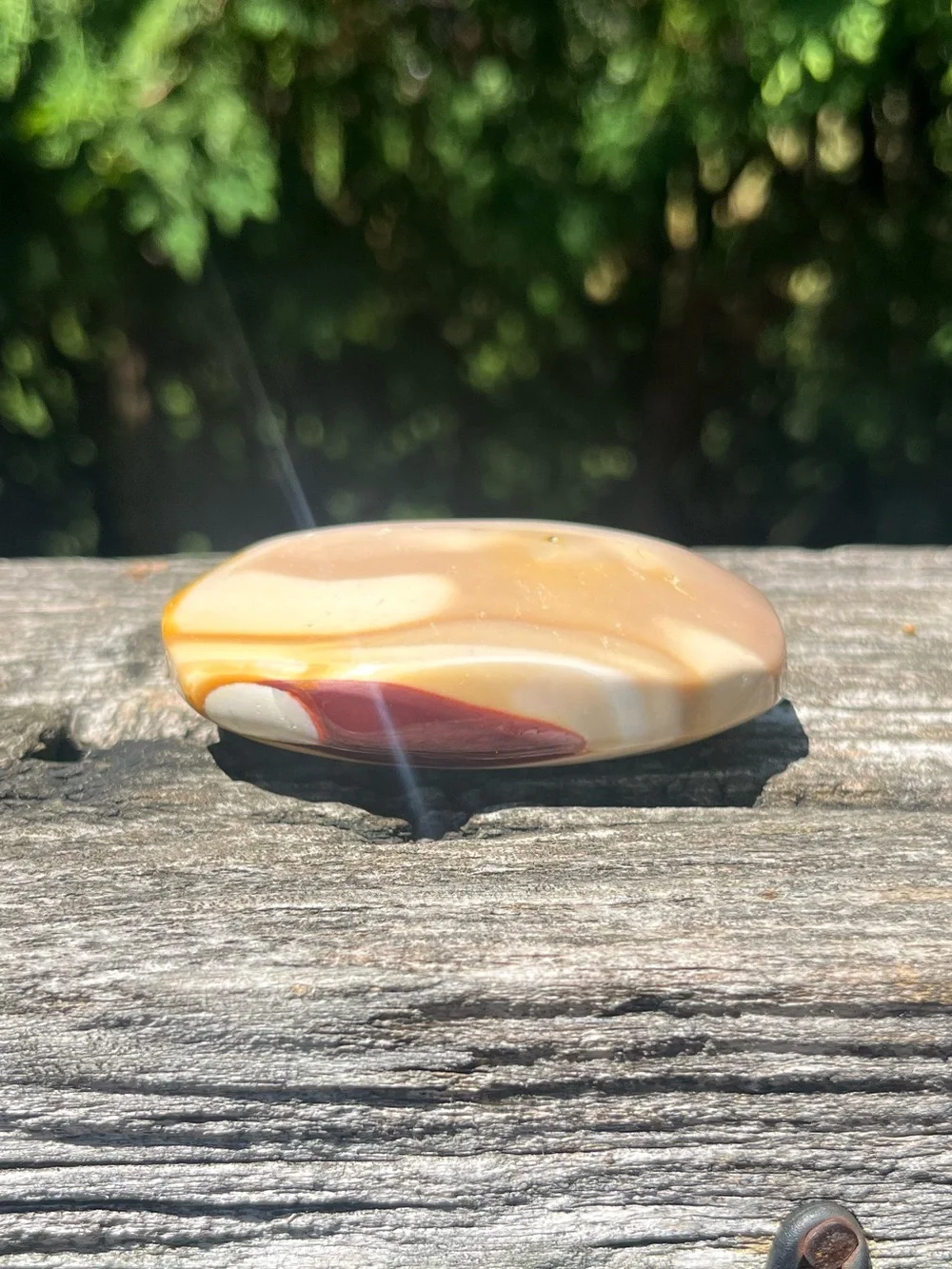Polished Mookaite Palm - Picture 3 of 7
